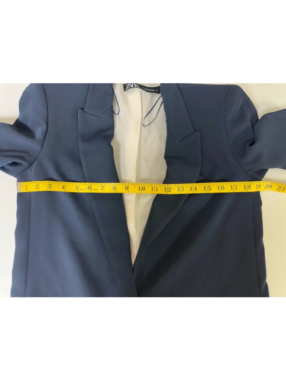 Zara Women’s Blazer Roll Up 3/4 Sleeves & Gold-tone Buttons Size XS - Picture 4 of 7